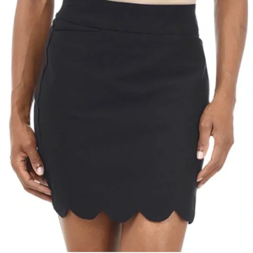 Counterparts, Black Scalloped Skorts, Size 10 - Picture 7 of 8